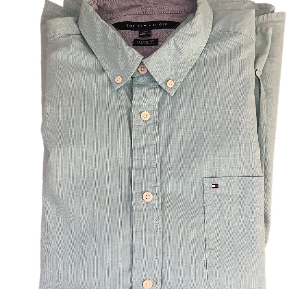 Mens Tommy Hilfiger Classic Button Conservative Cotton Bespoke XL